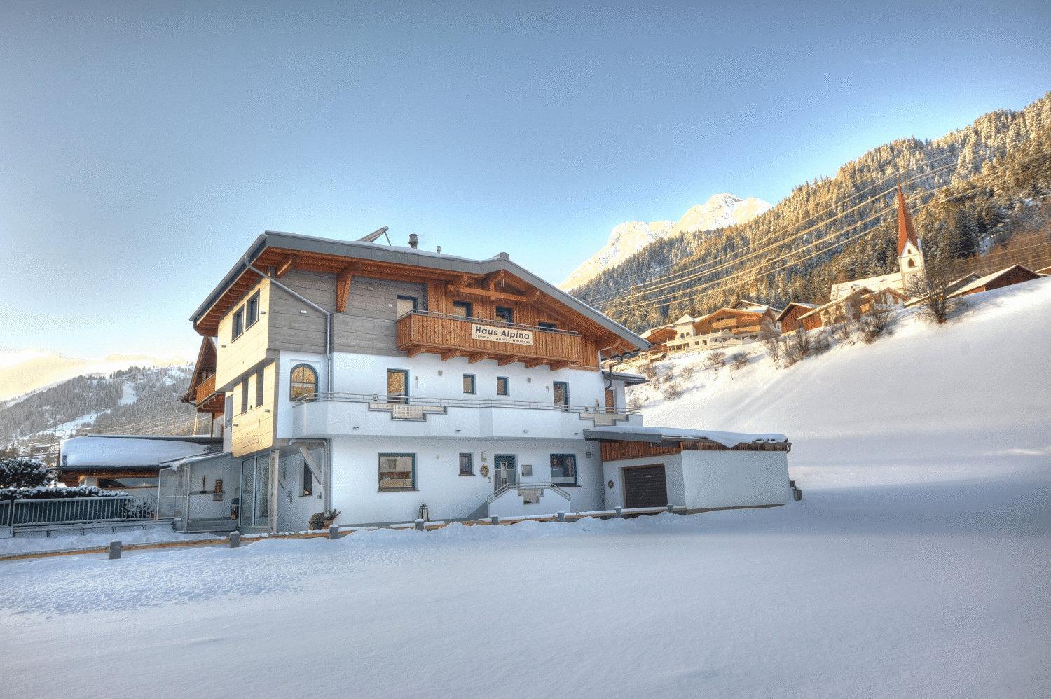 Gästehaus Alpina St. Anton am Arlberg Exterior foto